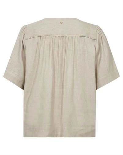 Mos Mosh - MMEliva Miri Bluse - Clay
